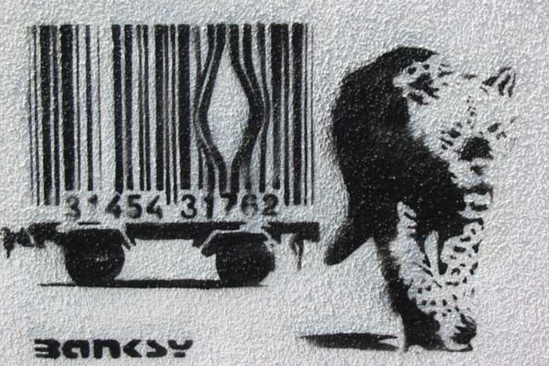 Banksy Bar Code