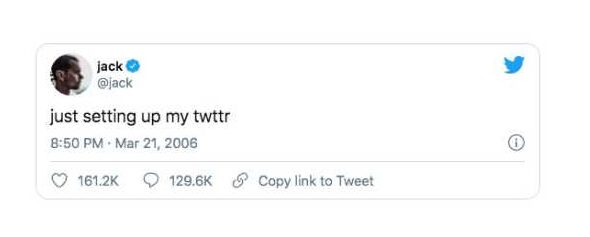 Jack Dorseys First Tweet