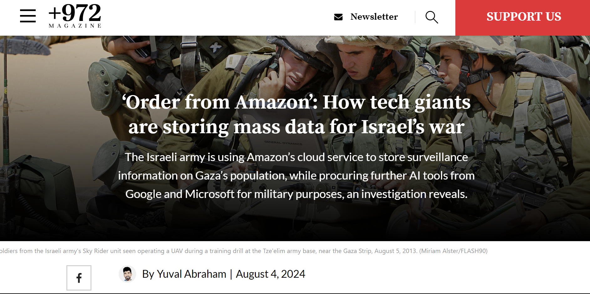 How Tech Giants are storing Mass Data for Israels War